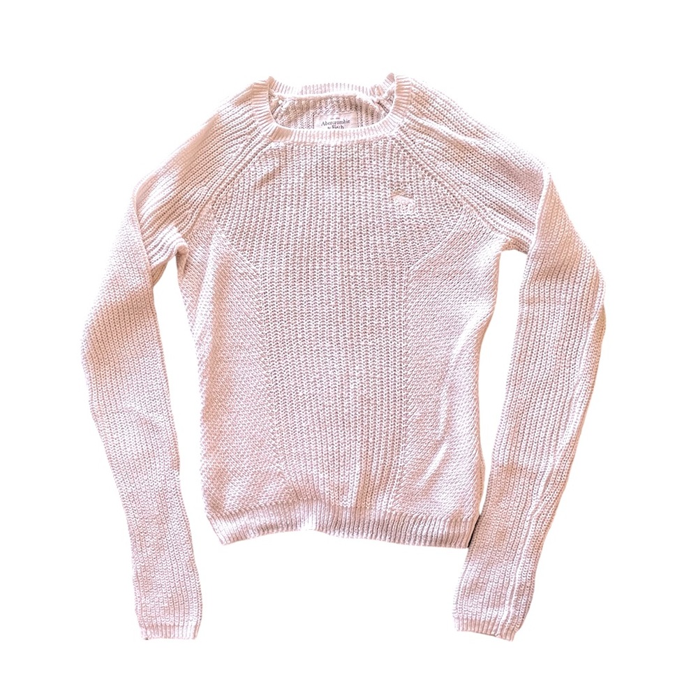 BOGO Small Abercrombie & Fitch white sweater EUC